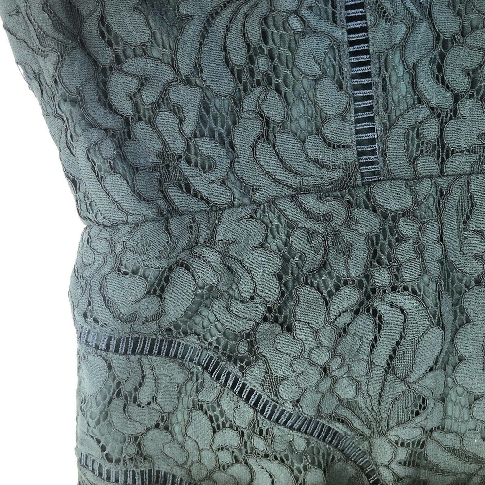 Talbots green lace dress fully lined flattering size 10. - Picture 11 of 12